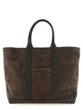 Brown Calfskin Tote Bag