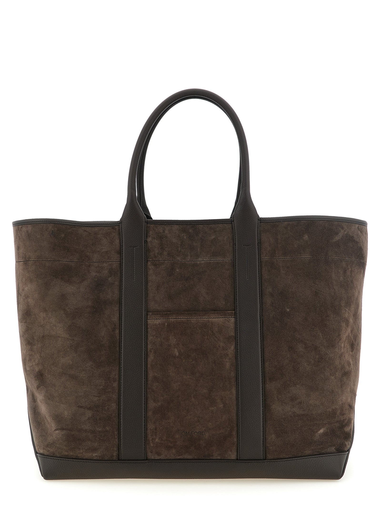 Brown Calfskin Tote Bag