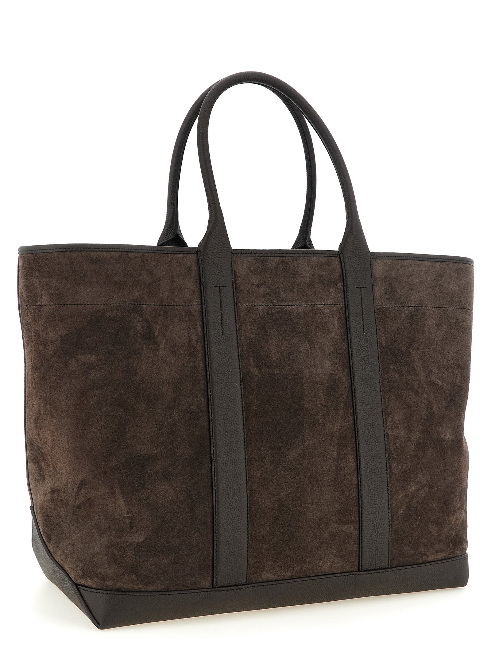 Brown Calfskin Tote Bag