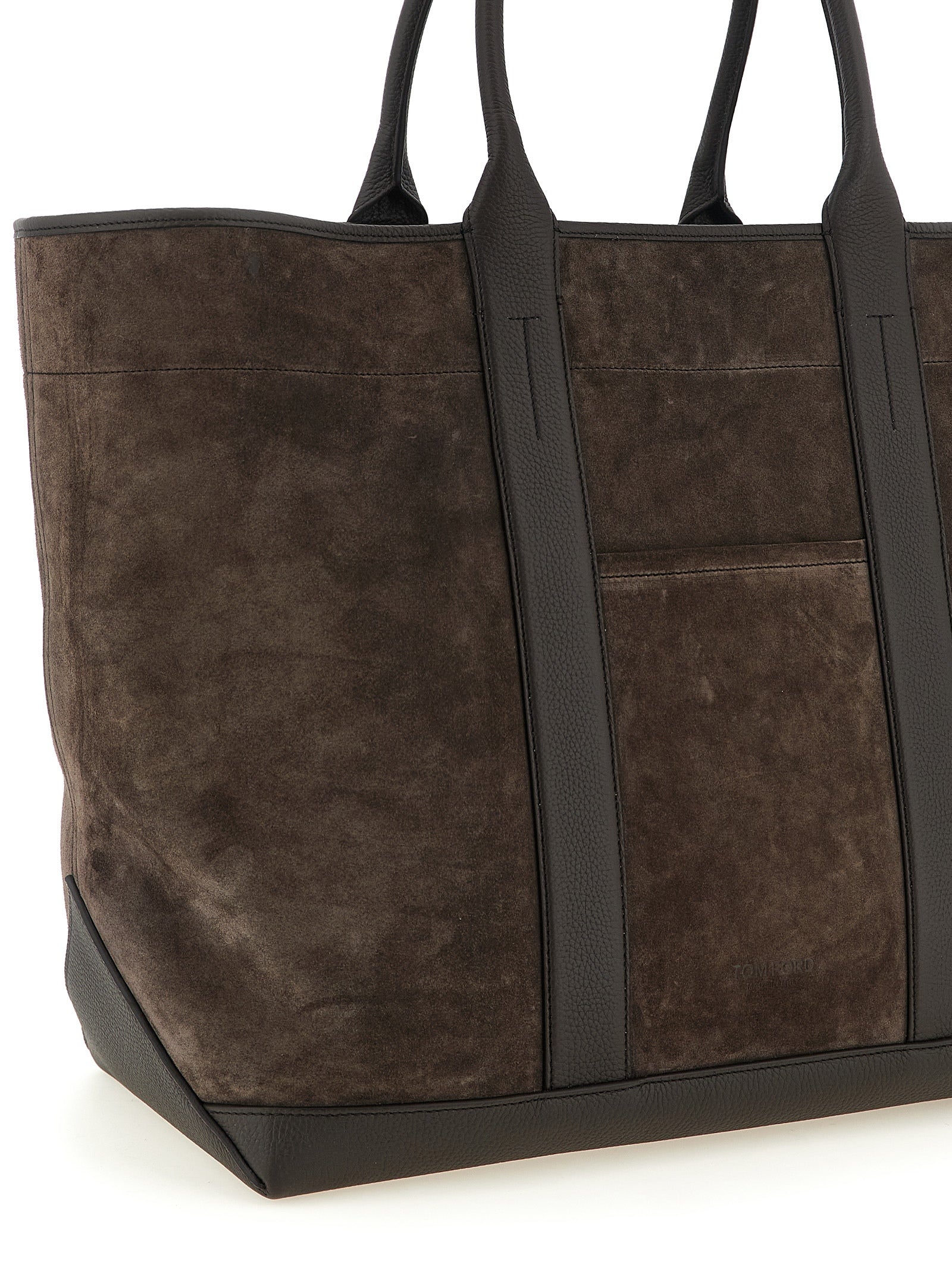 Brown Calfskin Tote Bag