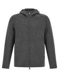Gray Wool Full-Length Jacket