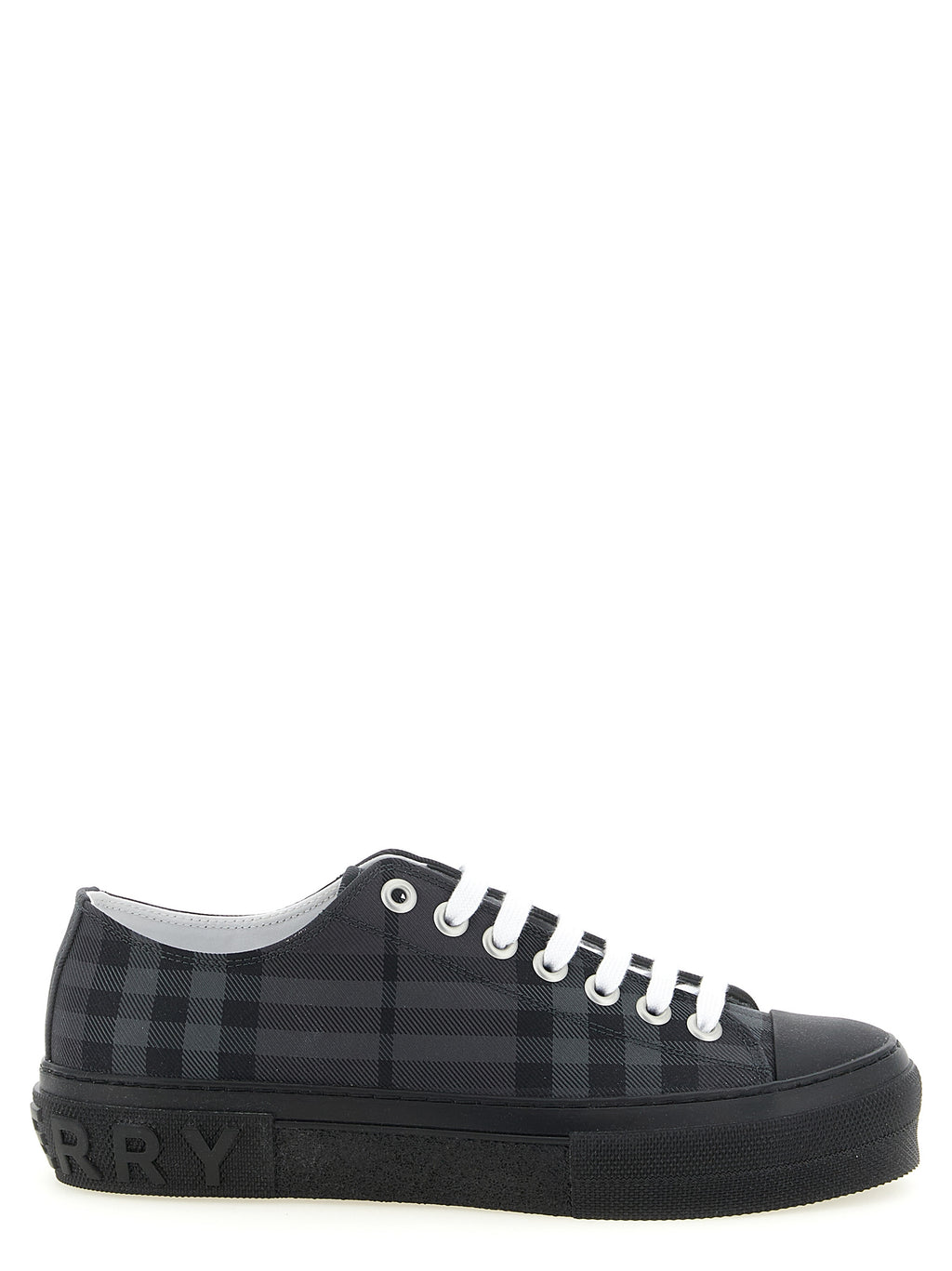 Gray Polyamide Low Top Sneakers