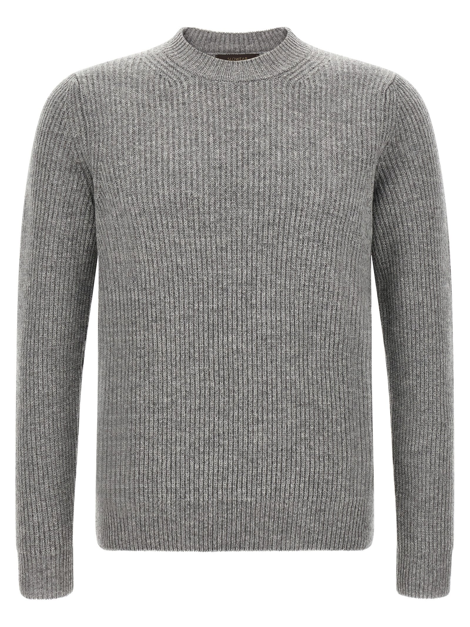 Gray Virgin Wool Cardigan
