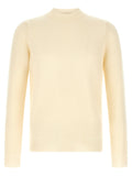 White Virgin Wool Cardigan