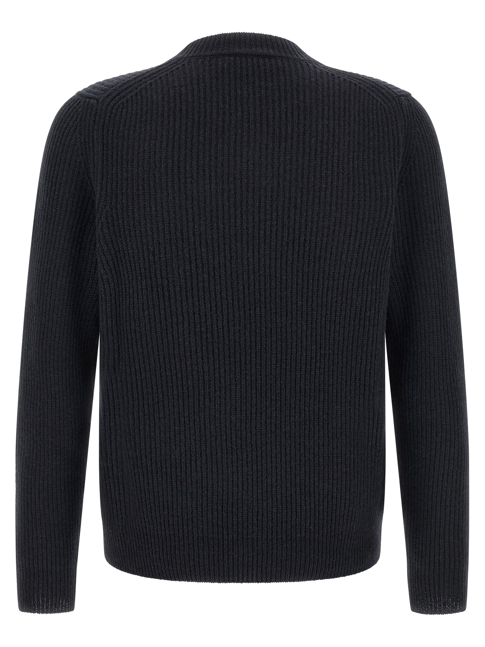 Blue Virgin Wool Cardigan