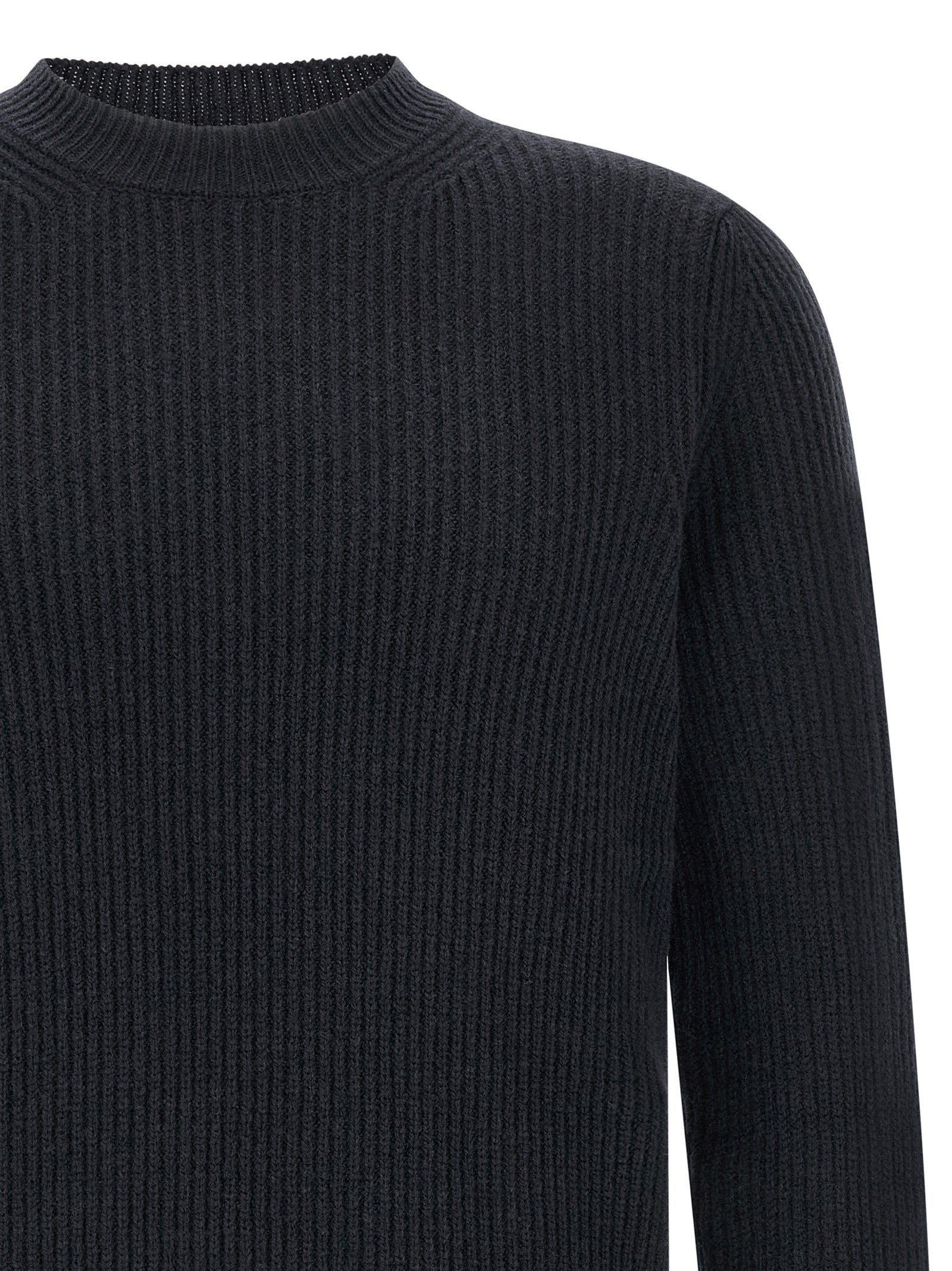 Blue Virgin Wool Cardigan