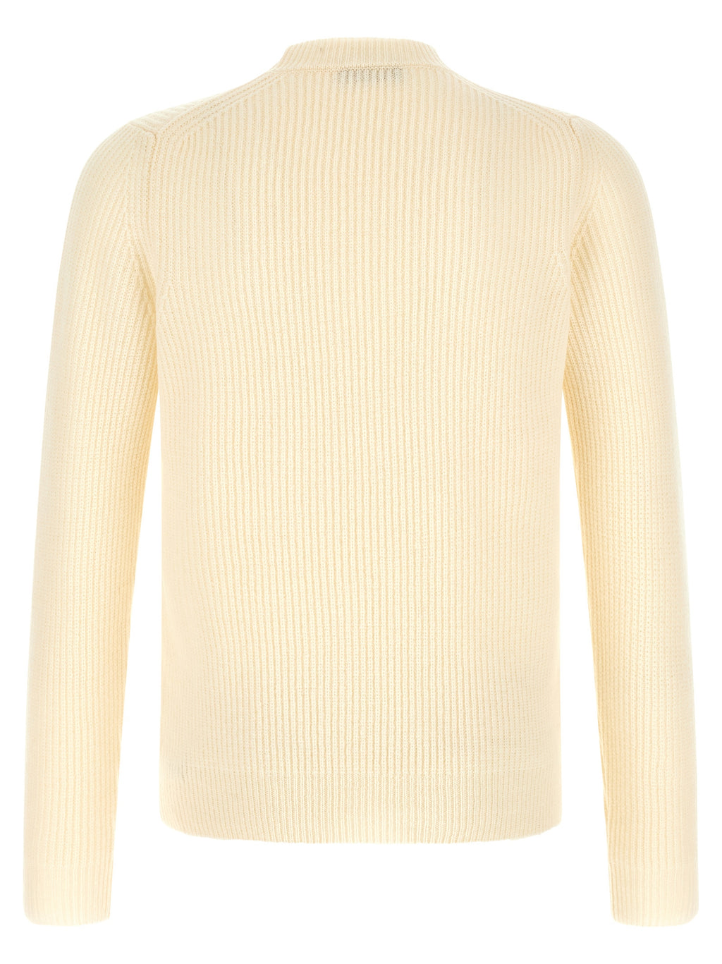White Virgin Wool Cardigan