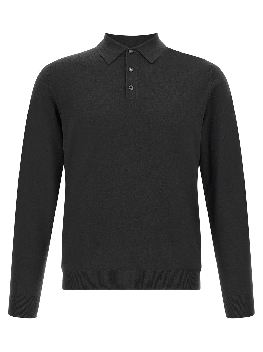 Bicolor Virgin Wool Polo Shirt