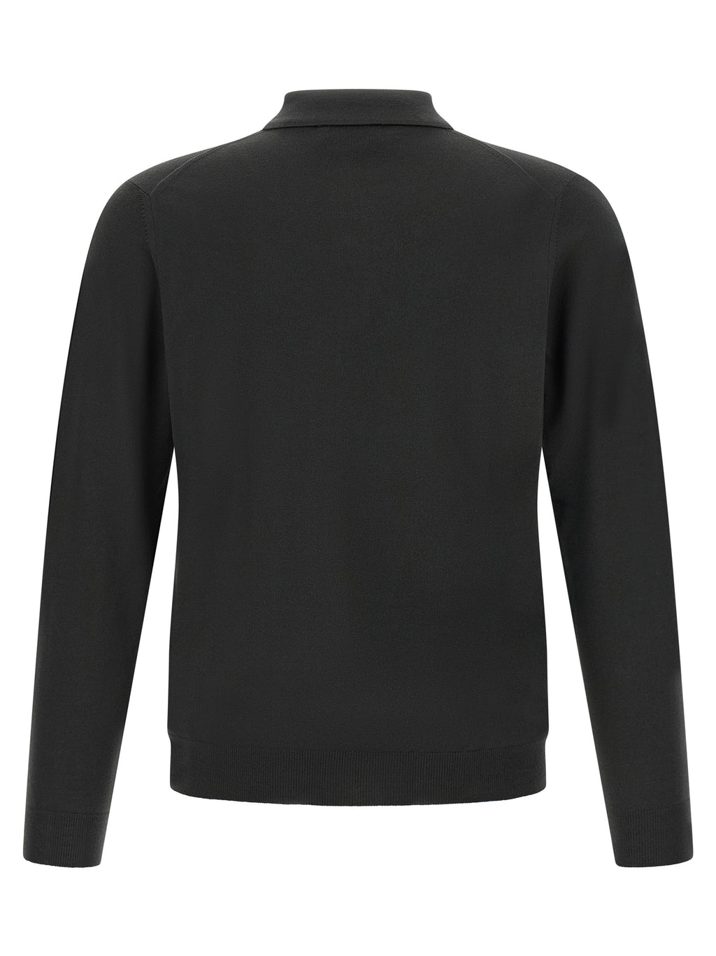 Bicolor Virgin Wool Polo Shirt