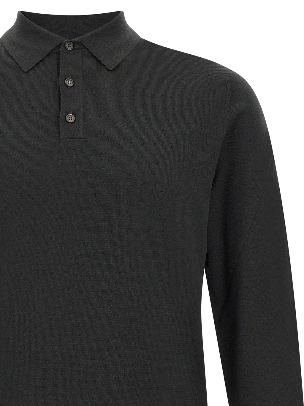 Bicolor Virgin Wool Polo Shirt