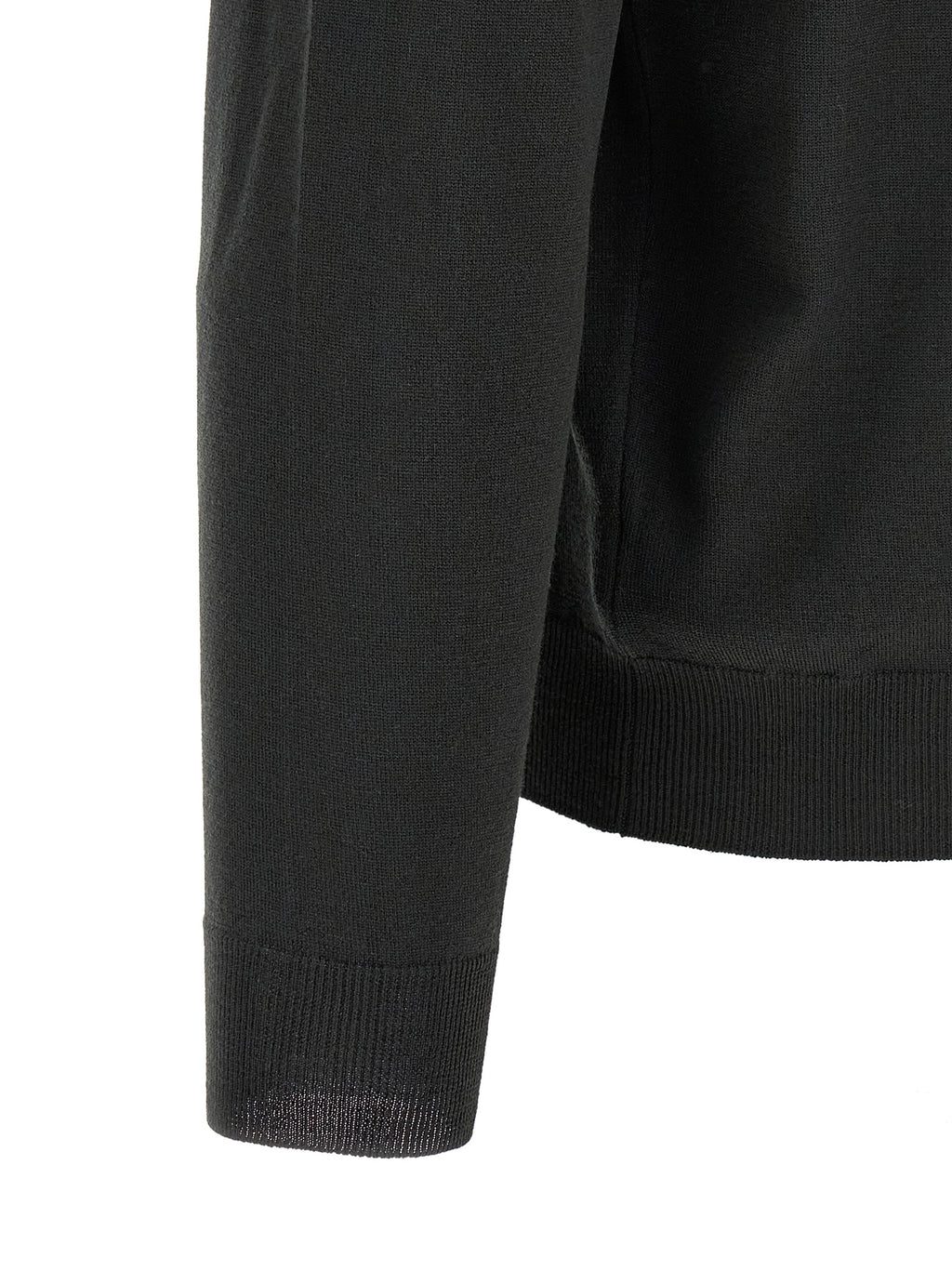 Bicolor Virgin Wool Polo Shirt