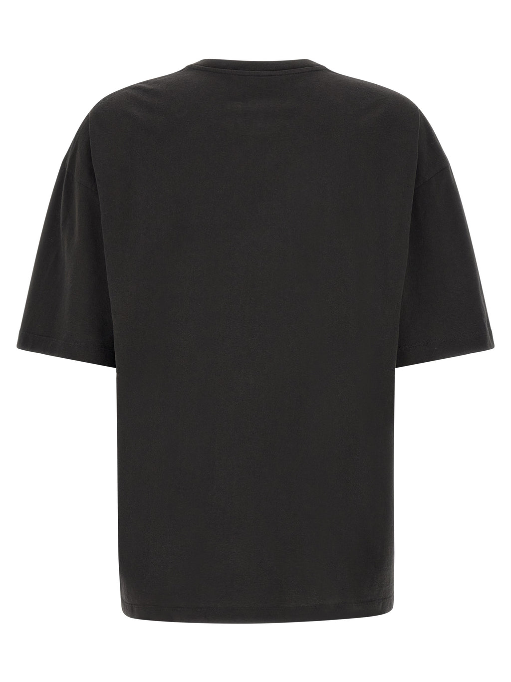 Black Cotton Long Sleeve T-Shirt