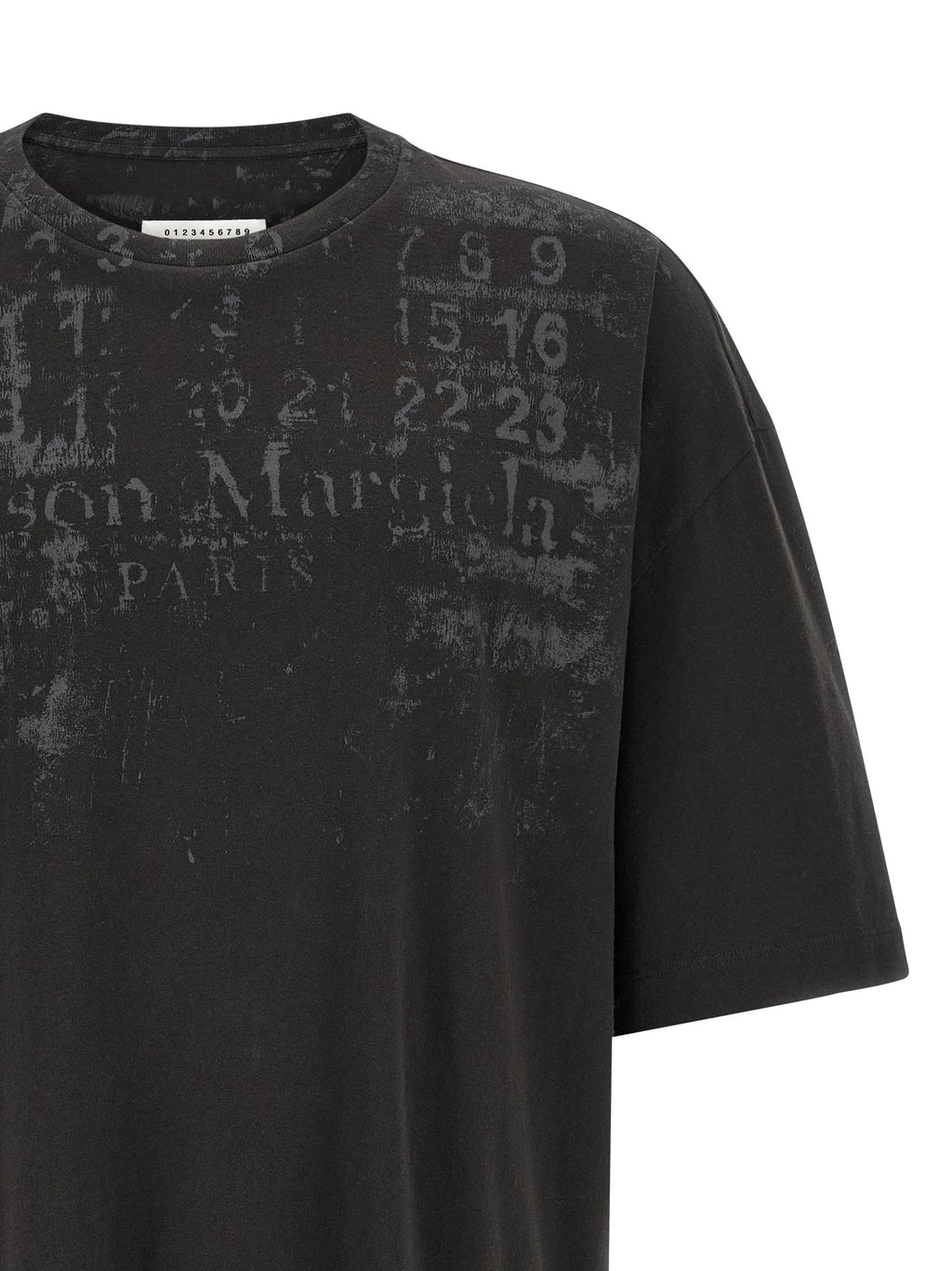 Black Cotton Long Sleeve T-Shirt