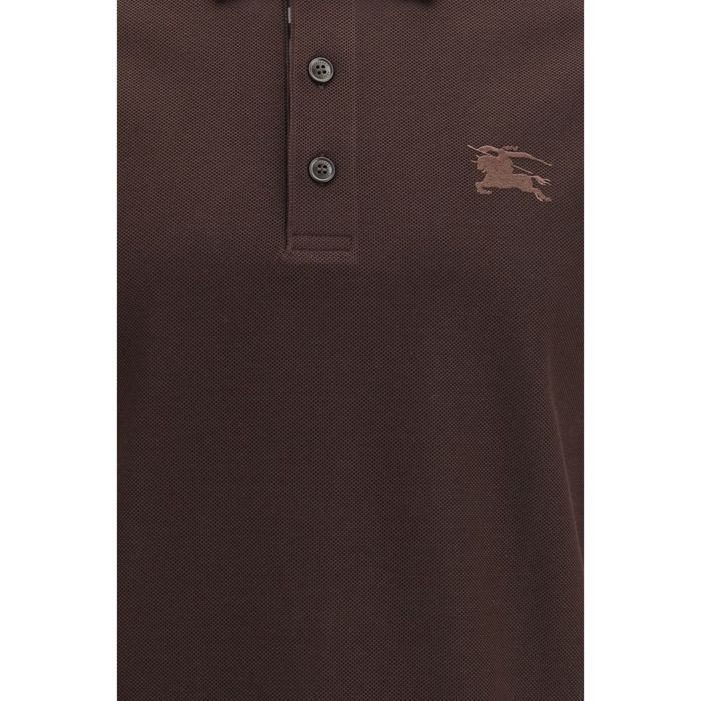Brown Cotton Polo Shirt