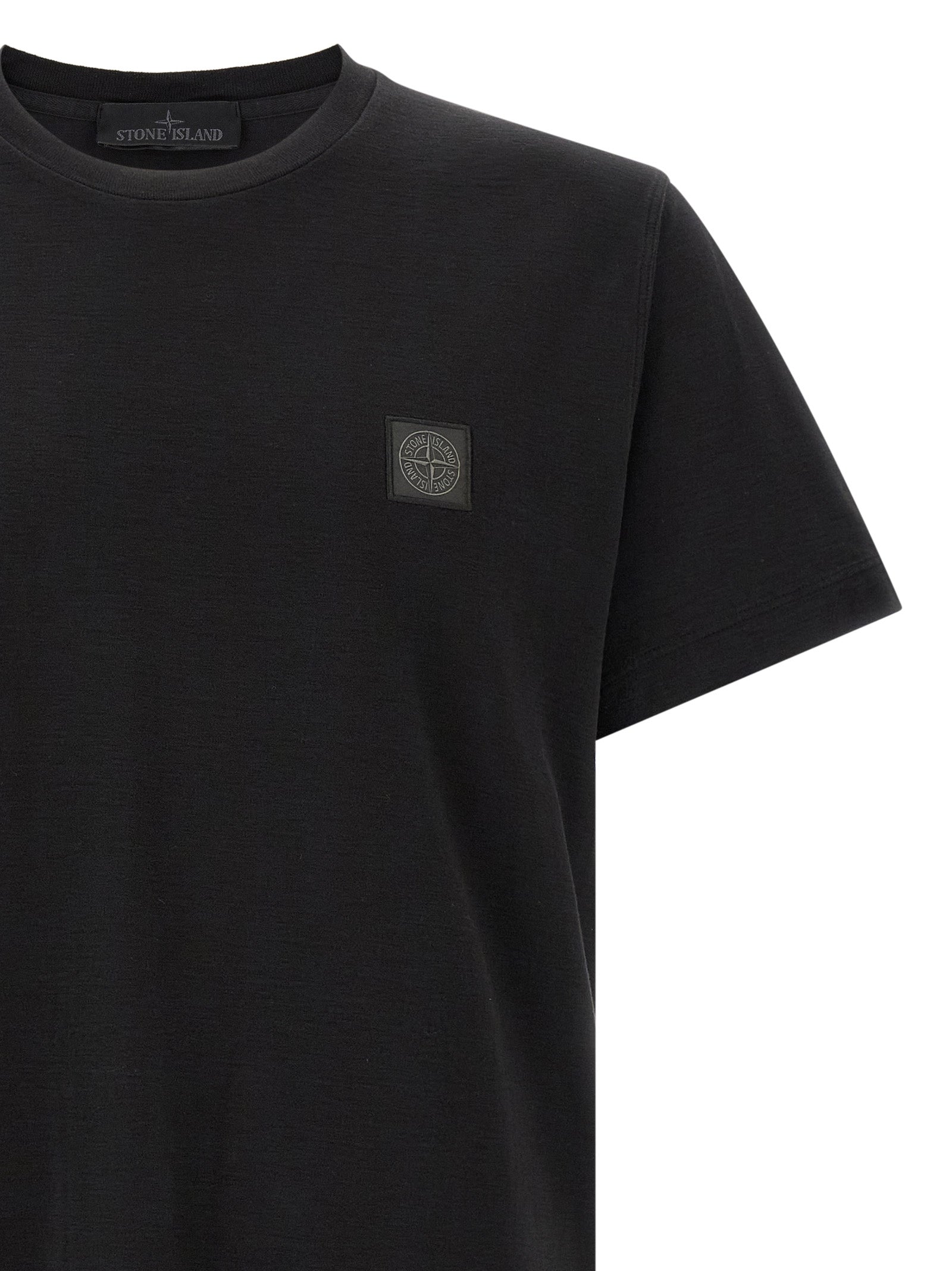 Black Cotton T-Shirt