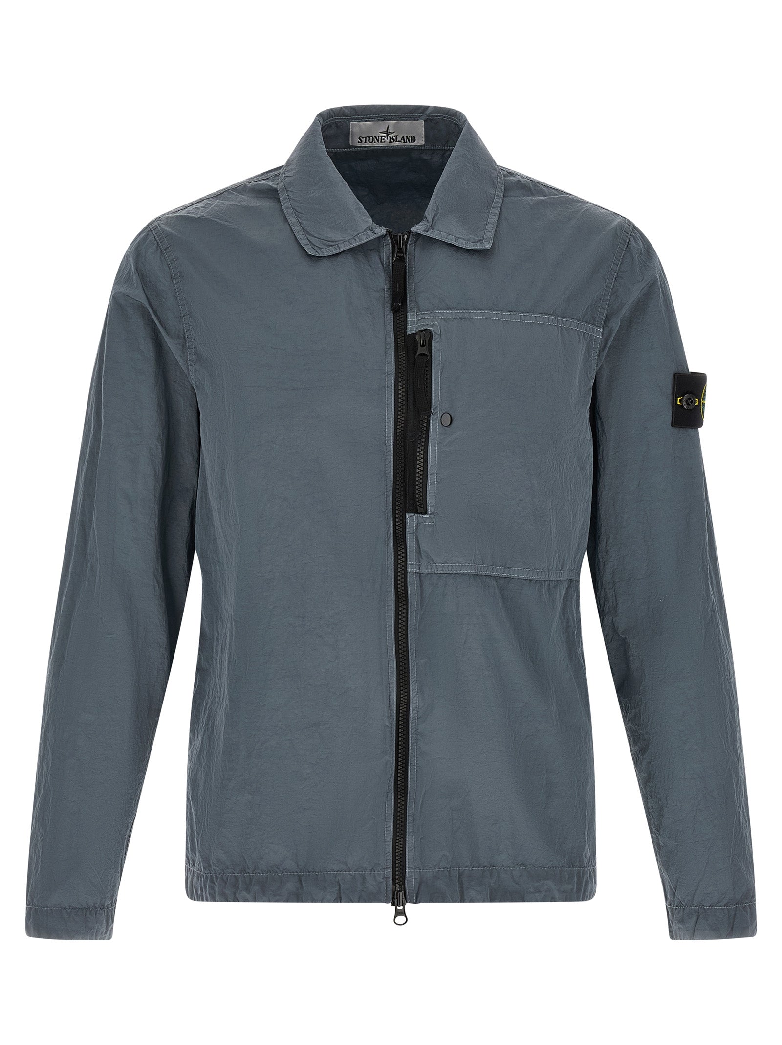 Gray Polyamide Blouse
