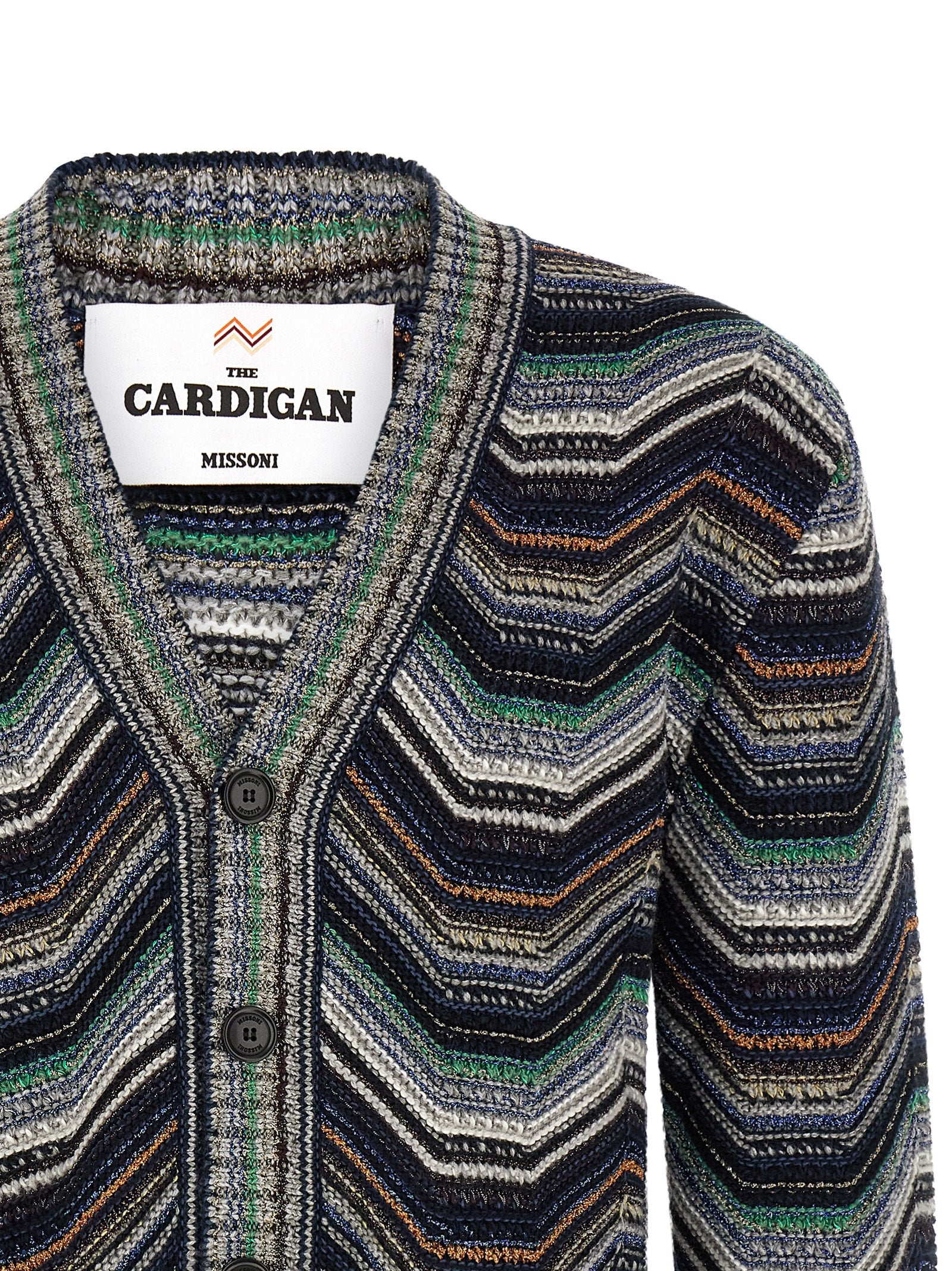 Multicolor Wool Cardigan