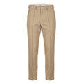 Beige Cotton Mens Pants