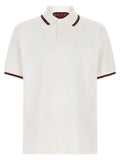 White Cotton Polo Shirt