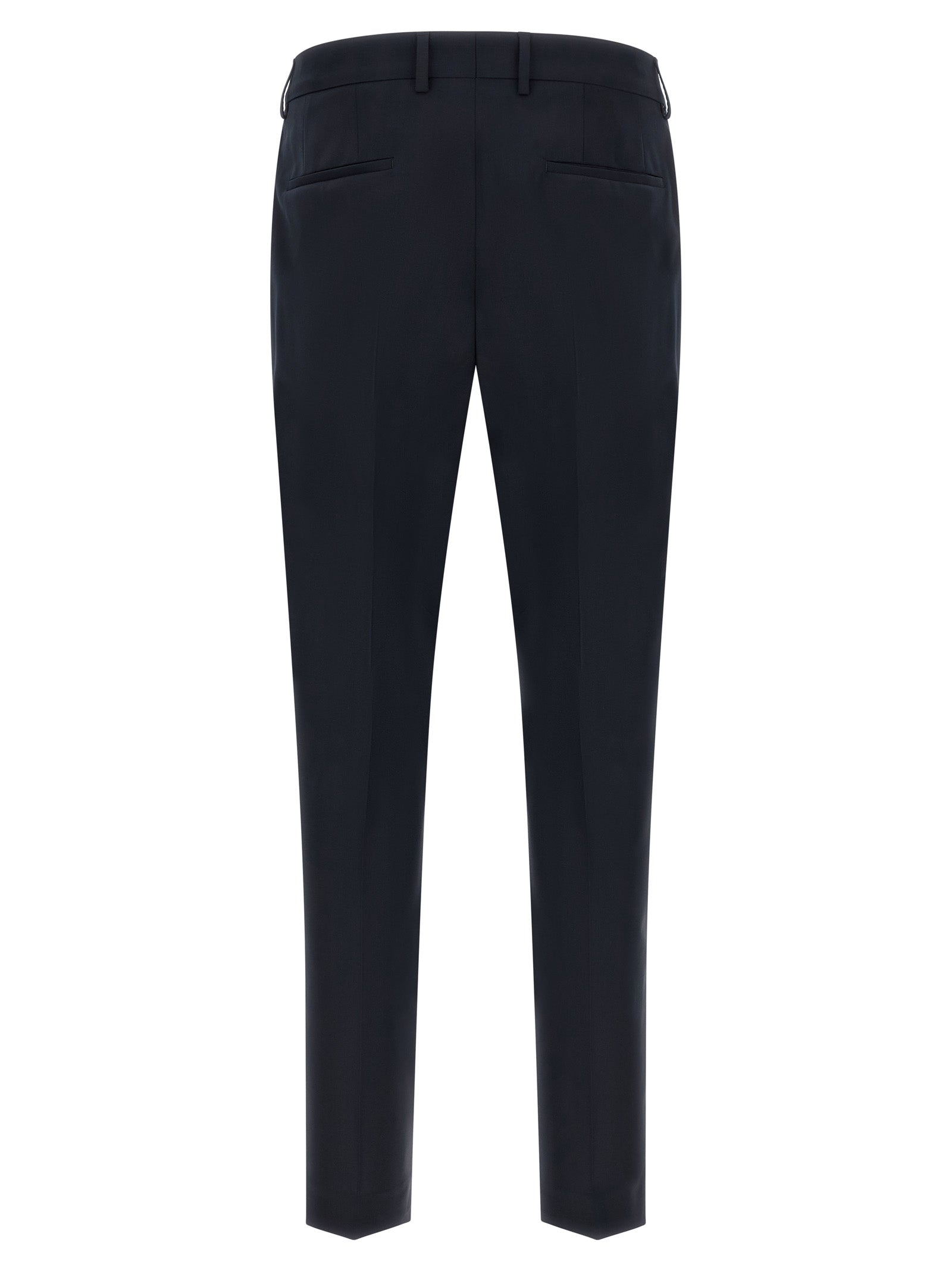 Blue Virgin Wool Two-Piece Suit