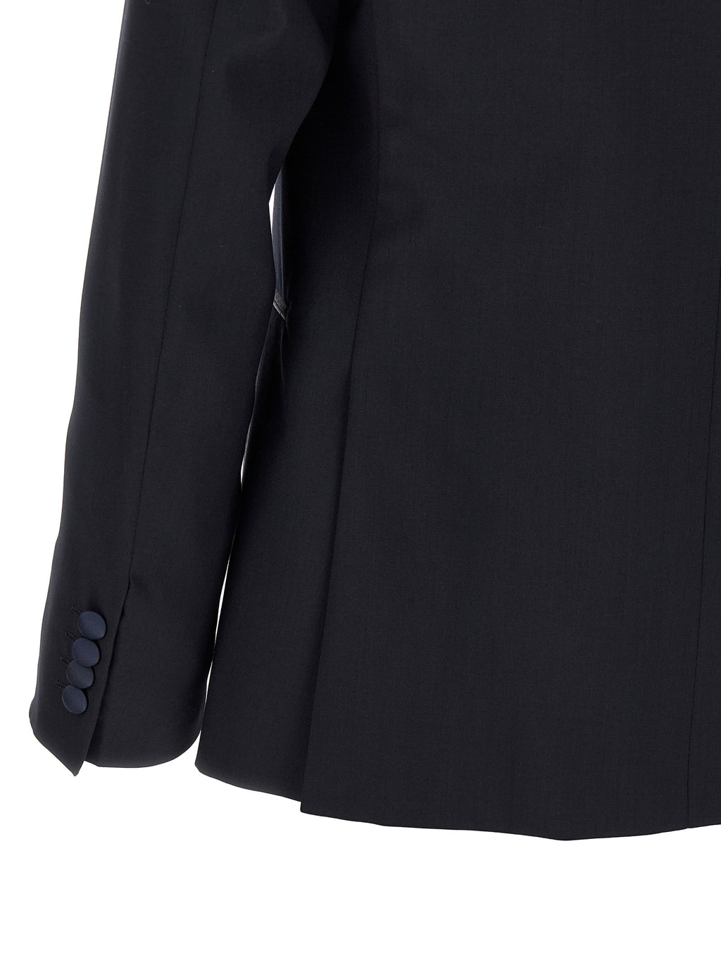 Black Wool Two-Piece Suit