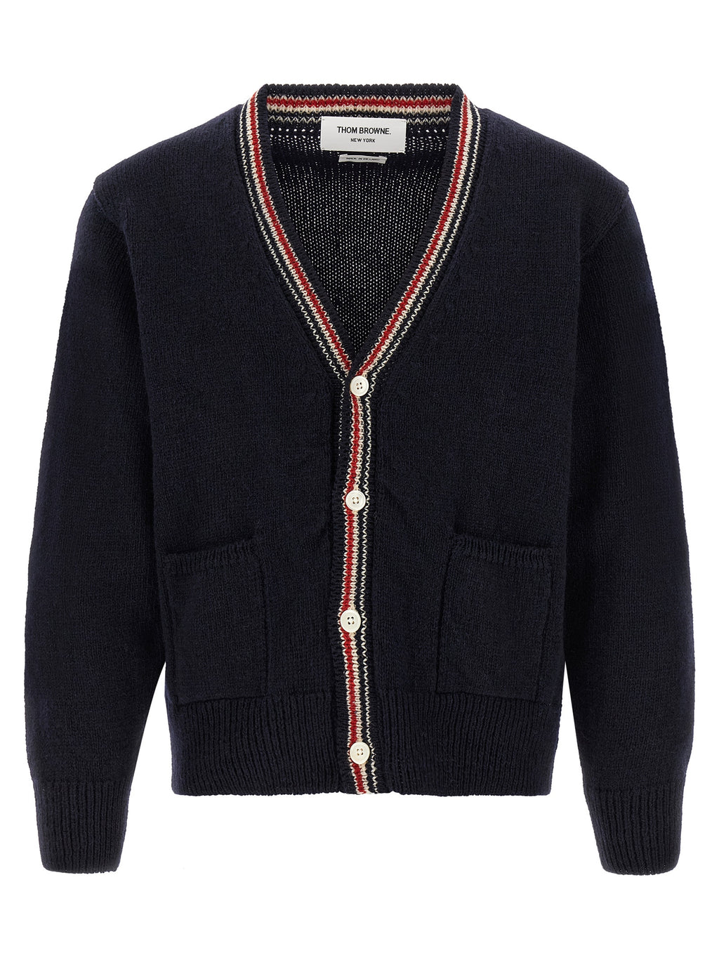 Blue Wool Cardigan