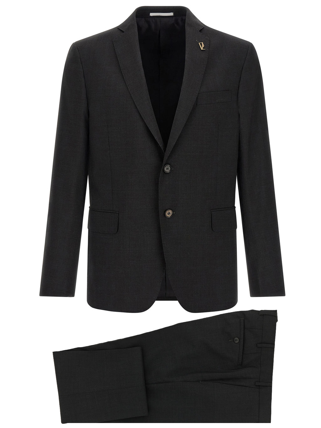 Gray Wool Two-Piece Suit