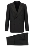 Black Virgin Wool Two-Piece Suit