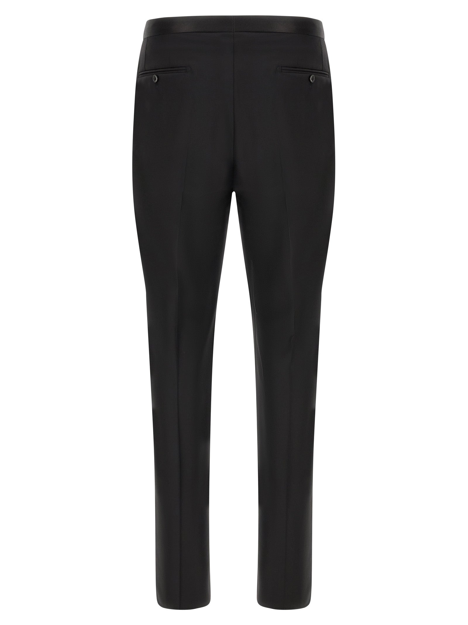 Black Virgin Wool Two-Piece Suit