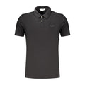 Black Cotton Men's Polo