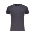 Blue Cotton Men's T-Shirt