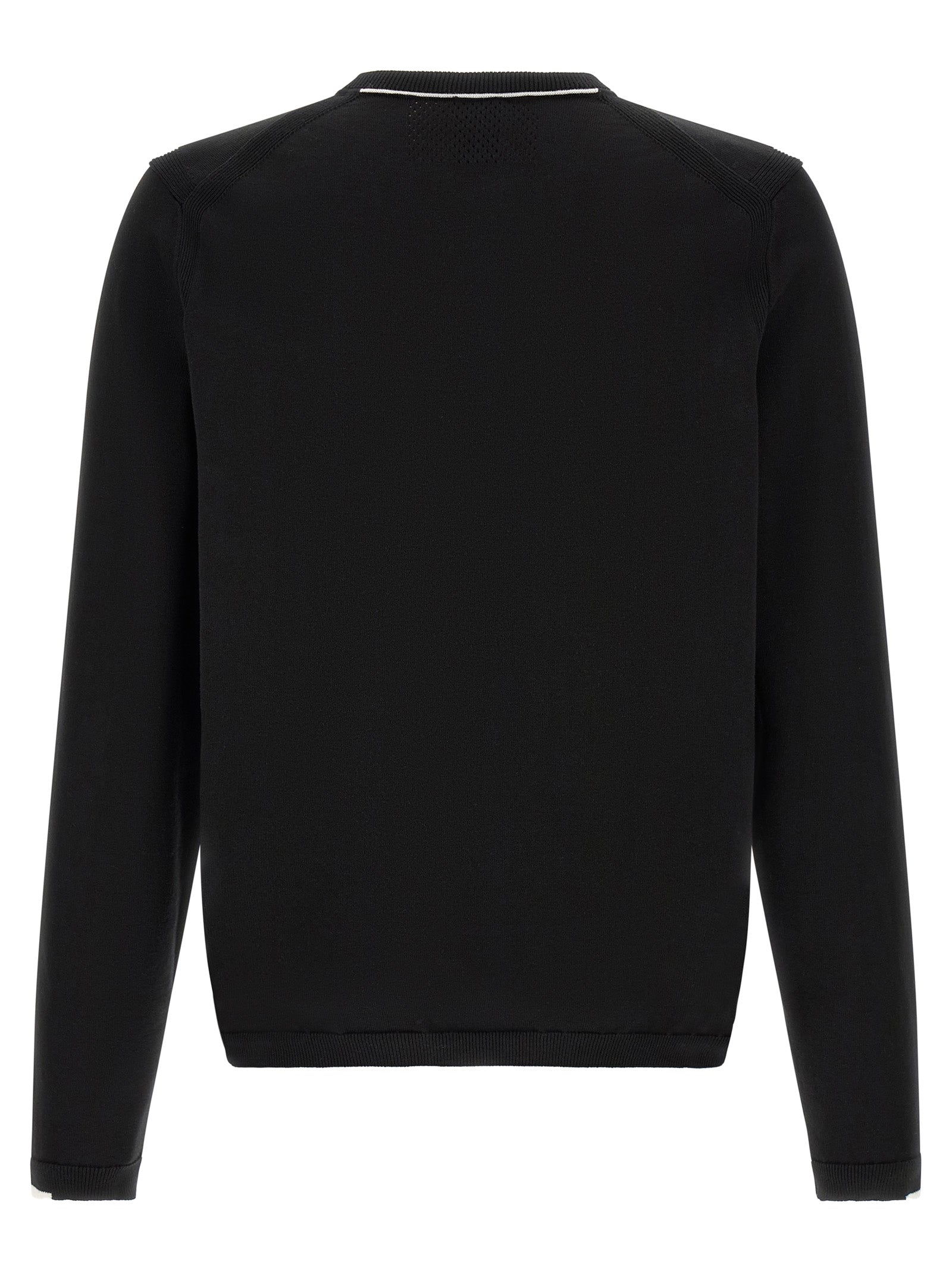 Black Cotton Cardigan