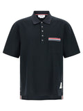 Blue Cotton Polo Shirt