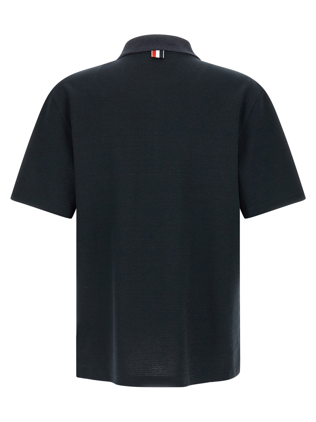 Blue Cotton Polo Shirt