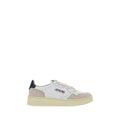 White Calf Leather Bos Taurus Athletic Sneakers