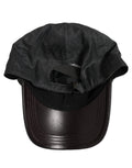 Men Dark Gray Herringbone Baseball Cap Hat