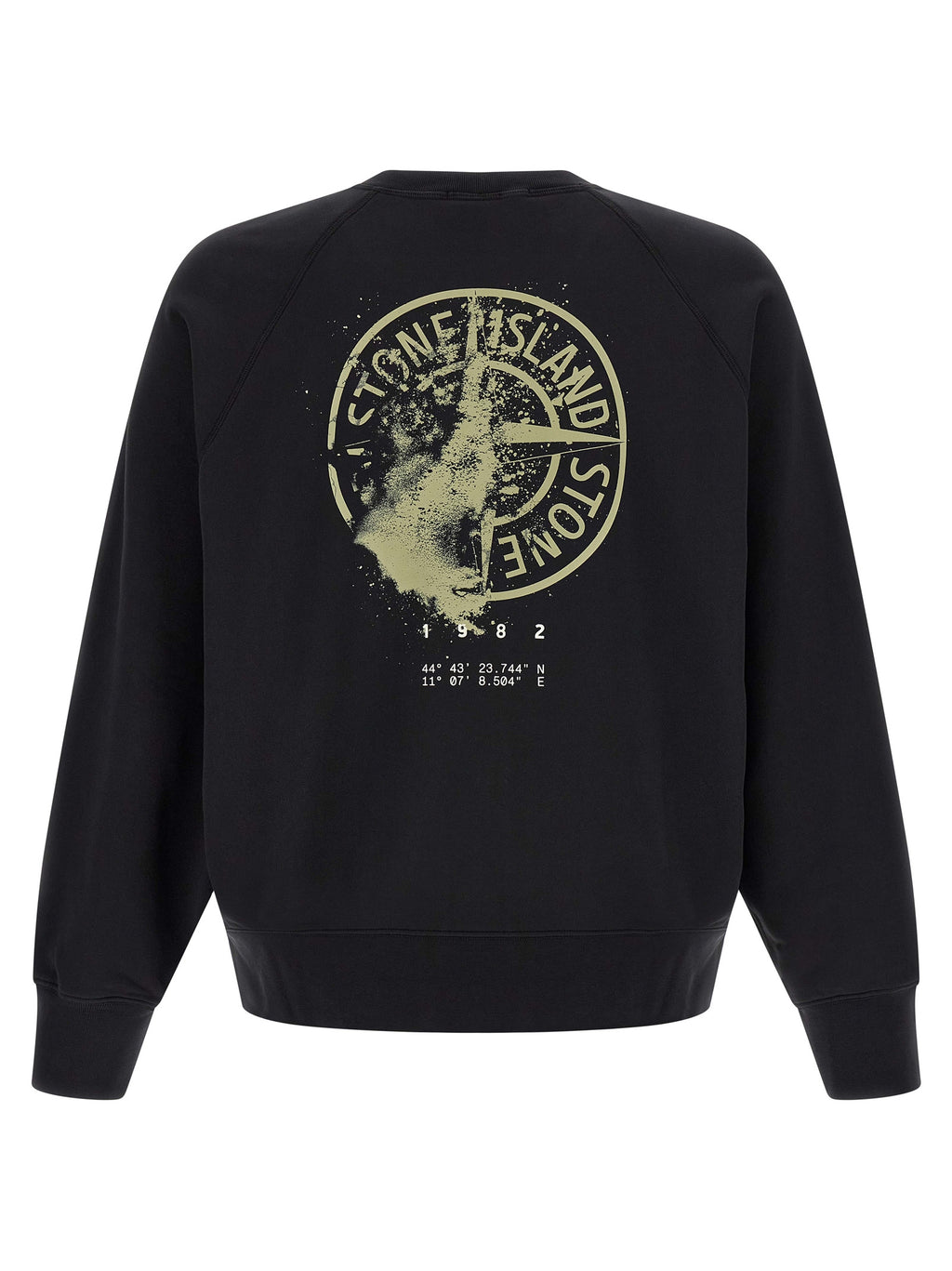 Black Cotton Sweatshirt