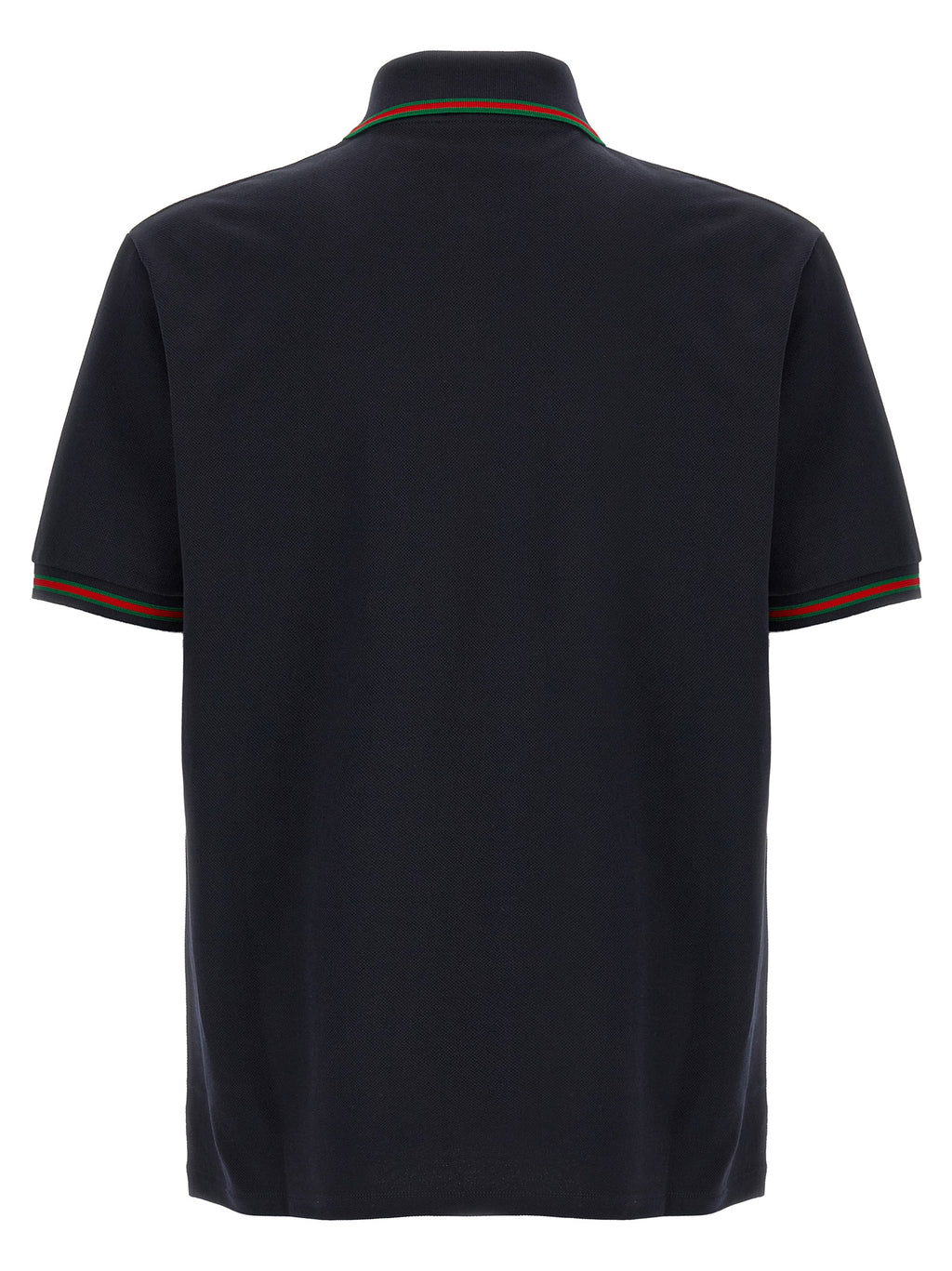 Blue Cotton Polo Shirt