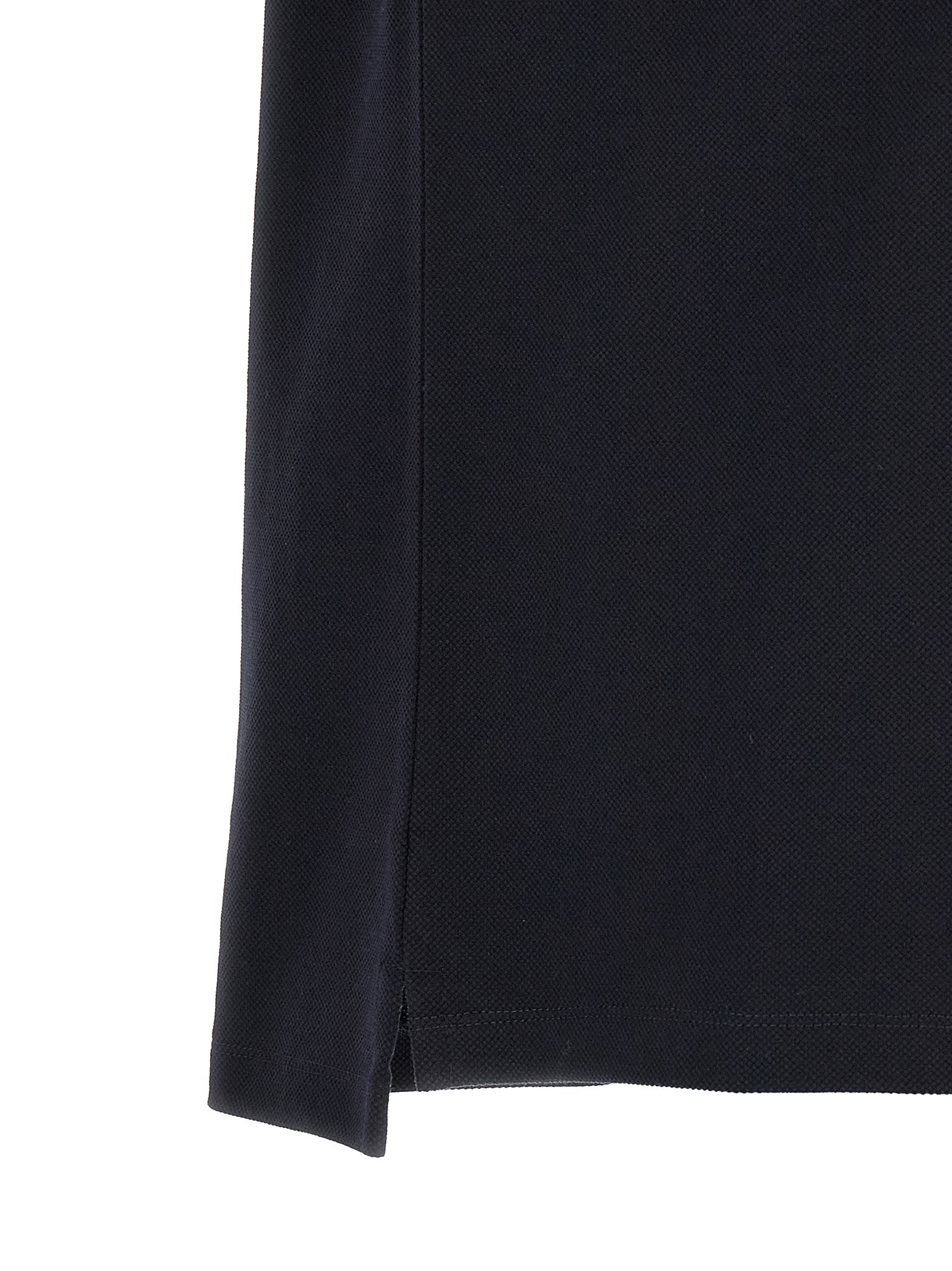 Blue Cotton Polo Shirt