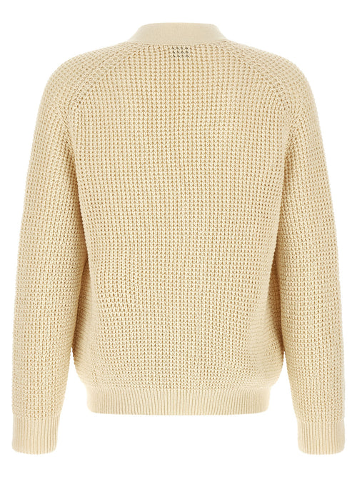 Beige Cotton Cardigan