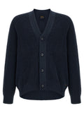 Blue Cotton Cardigan