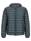 Blue Polyamide Full-Length Jacket