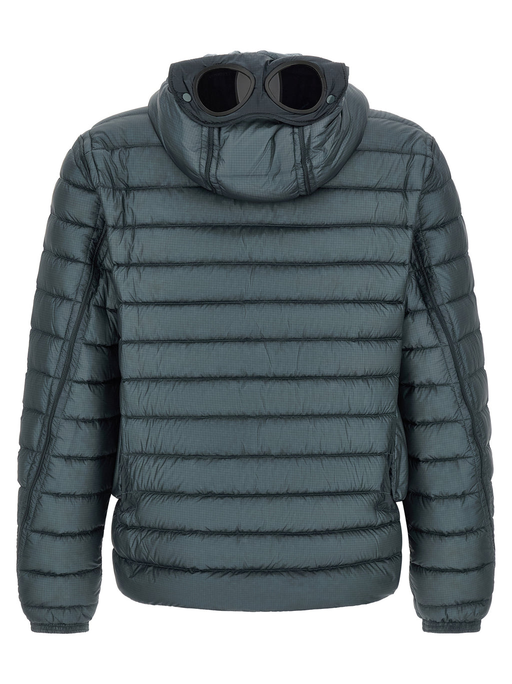 Blue Polyamide Full-Length Jacket