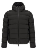 Black Polyester Full-Length Jacket