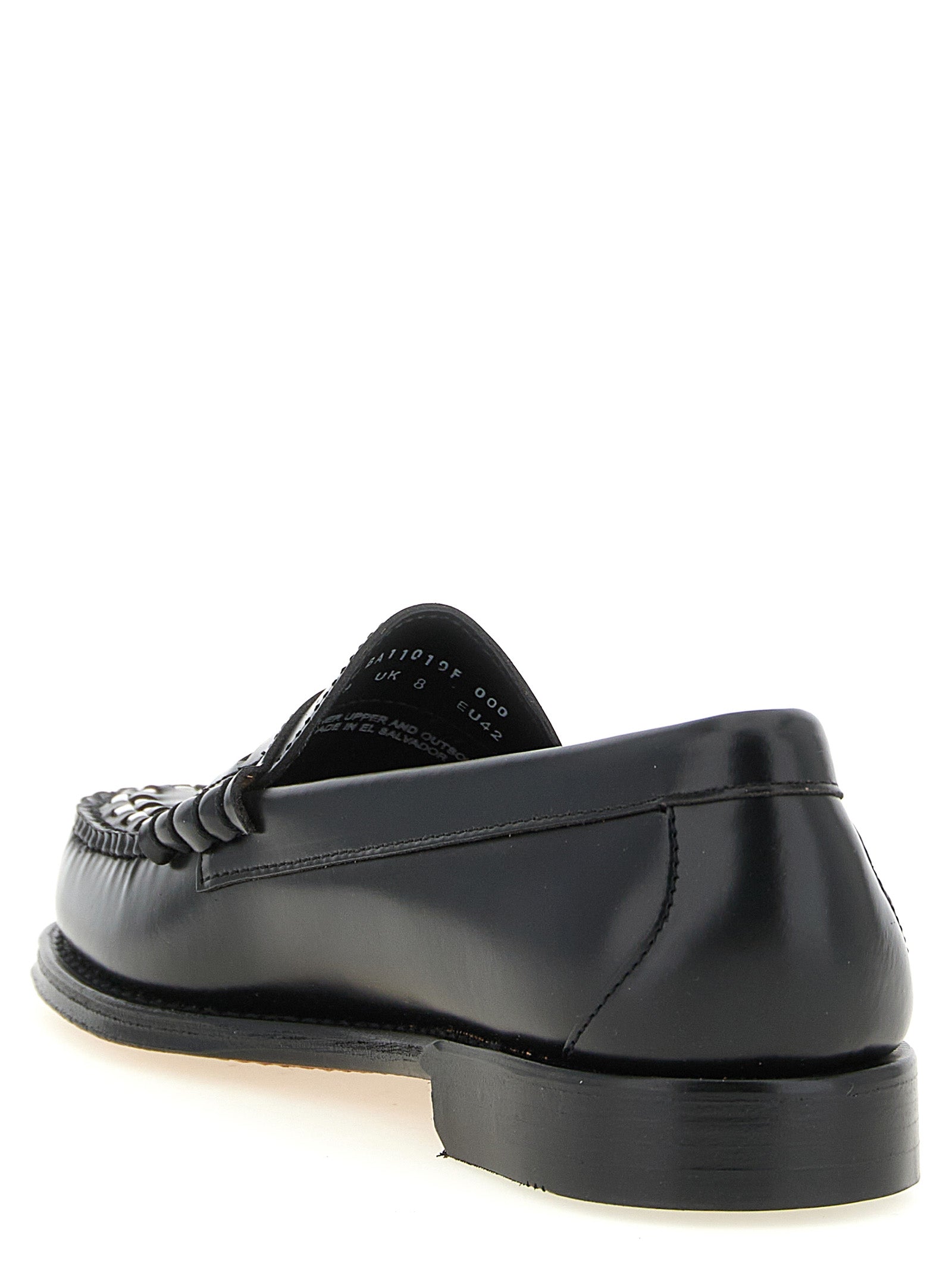 Bicolor Cowhide Slip-On Loafers