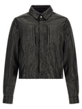 Black Lamb Leather Leather Jacket