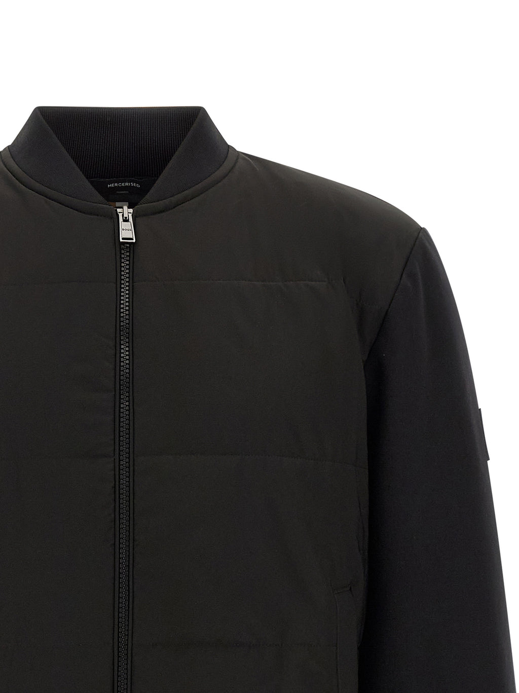 Black Cotton Sweatshirt