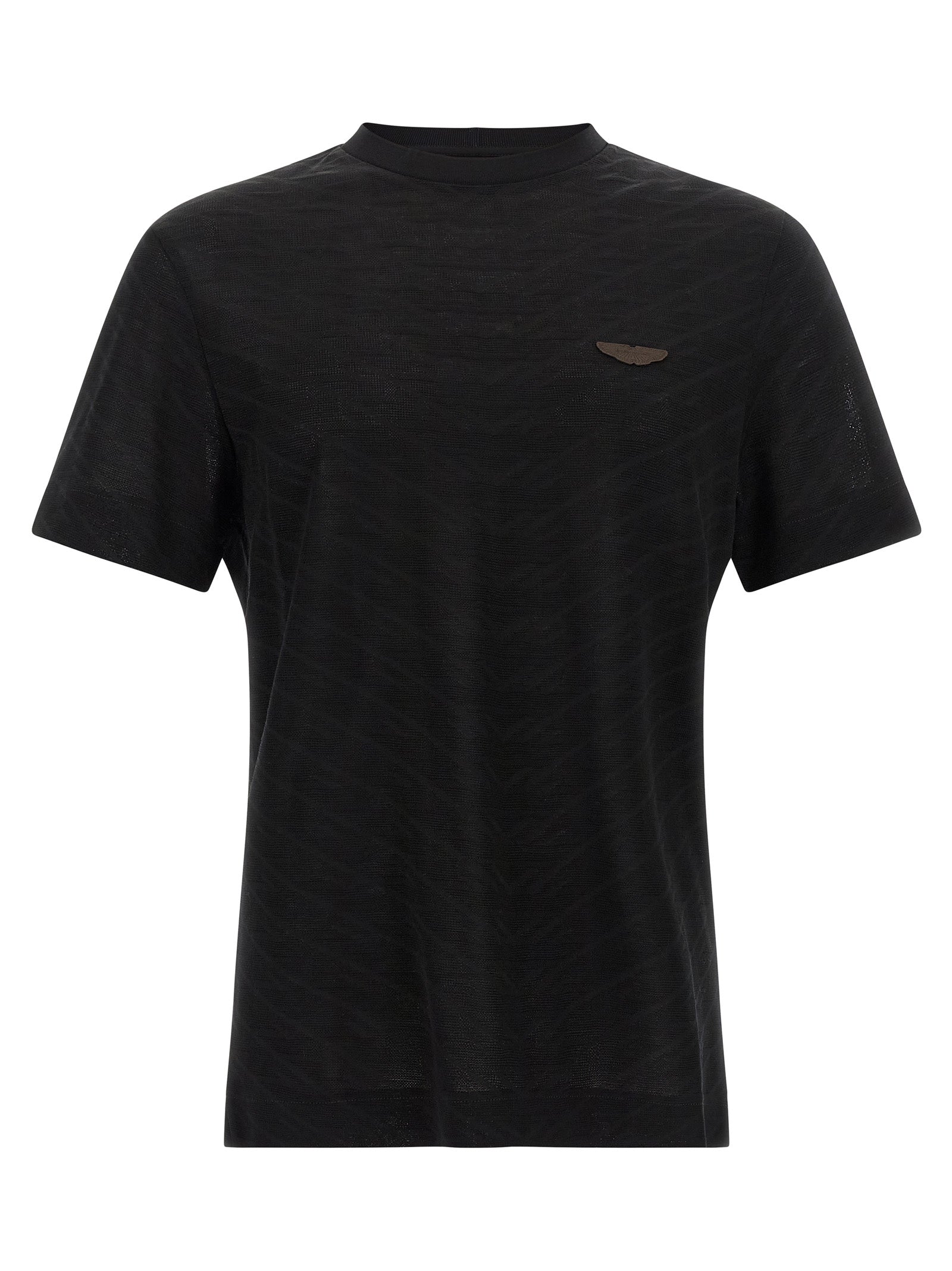 Black Cotton T-Shirt