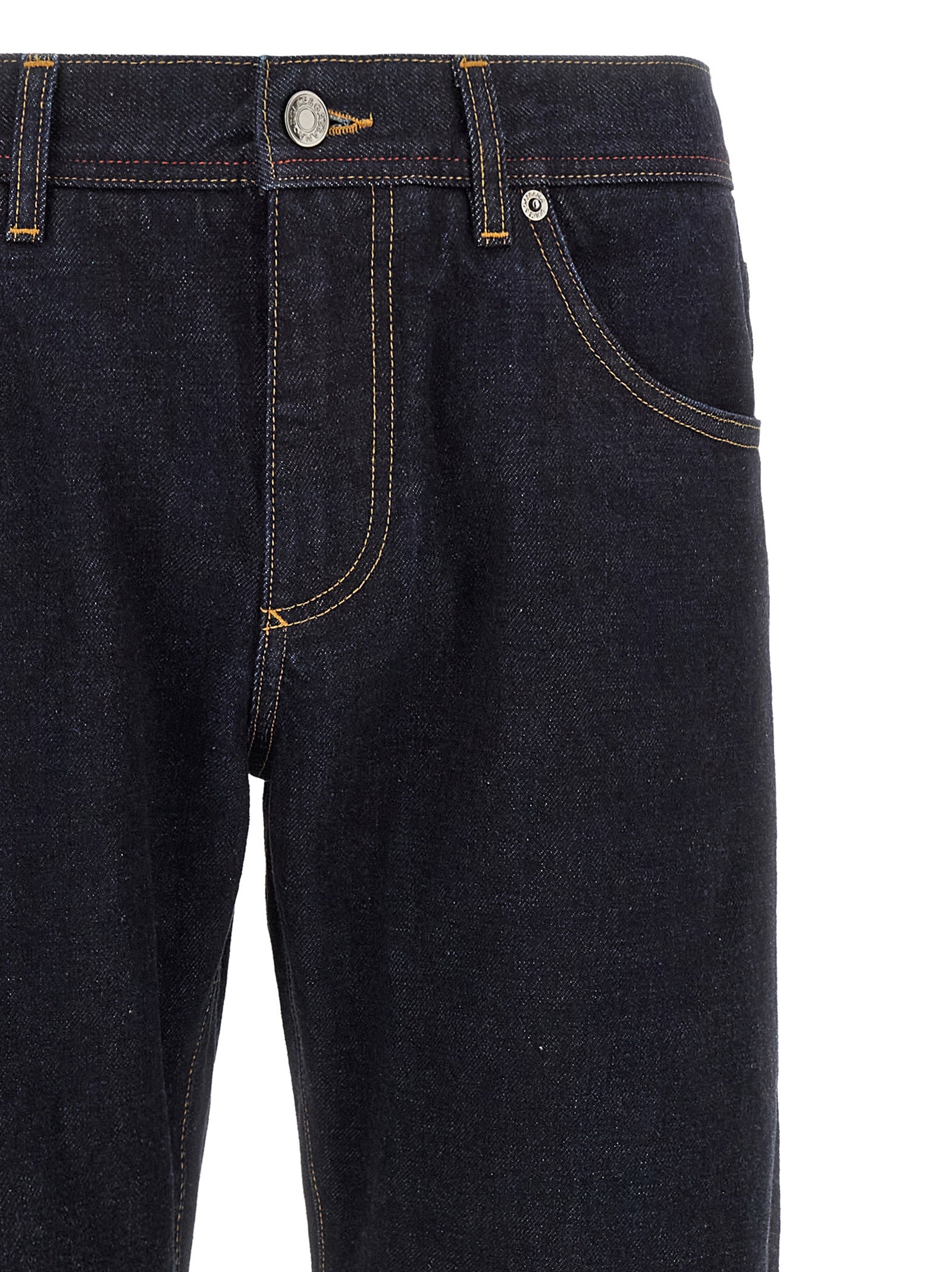 Blue Cotton Jeans Denim
