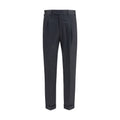 Gray Wool Oves Aries Casual Pants
